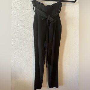 SHEIN Straight Leg Black Pants